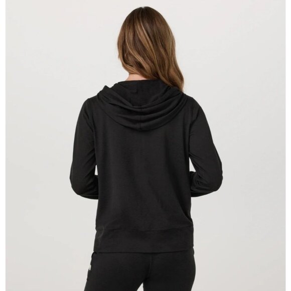 Vuori Halo Performance Hoodie 2.0 Soft DreamKnit Black Heather Stretch Medium - Picture 2 of 9